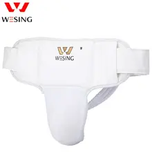 Wesing karate groin guard approved by wkf men women white crotch protector breathable Big SizeXL 1407