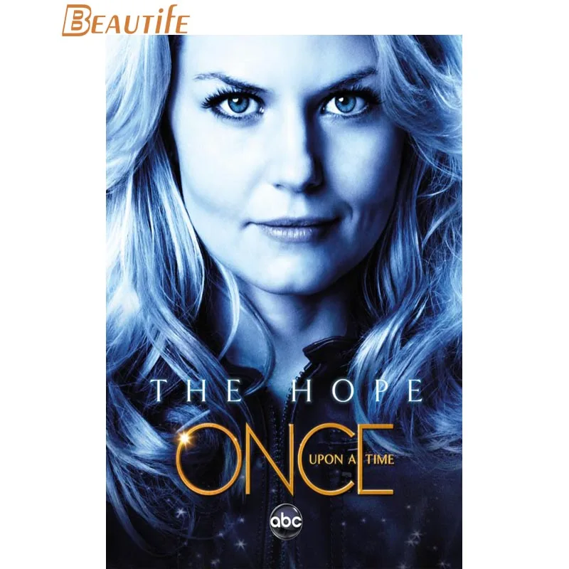 

Hot Sale Custom Once Upon a Time Poster Home Decoration Fashion Silk Fabric Wall Poster Custom Poster