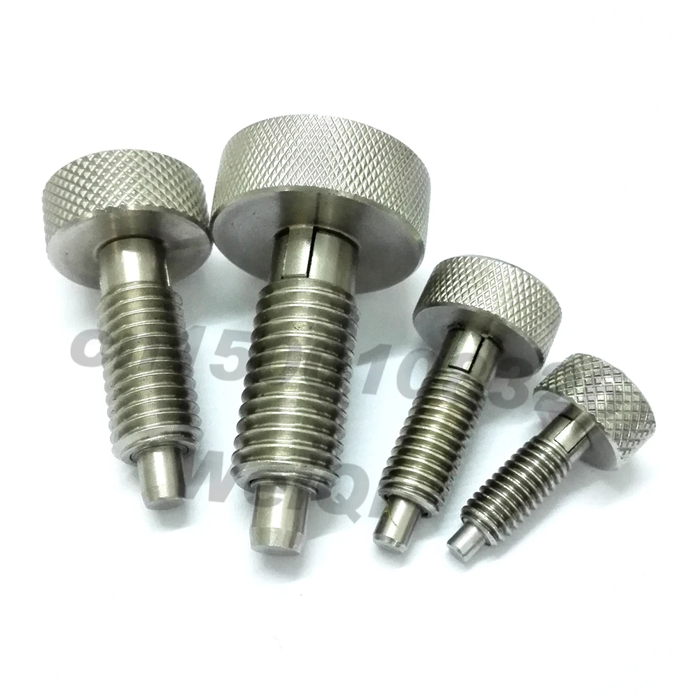 

Spring plungers, Index plunger,all stainless steel ,rest position ,without lut ,coarse thread M6 M8 M10 M12 M16