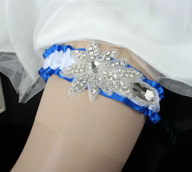 Роскошная Лента Свадебная подвязка со стразами Аппликация и жемчужный шар ручной работы OEM заказ