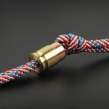 Латунь Большой жир bullet Knife бусины зонтик веревка Шарик Открытый ножевые гаджеты кулон