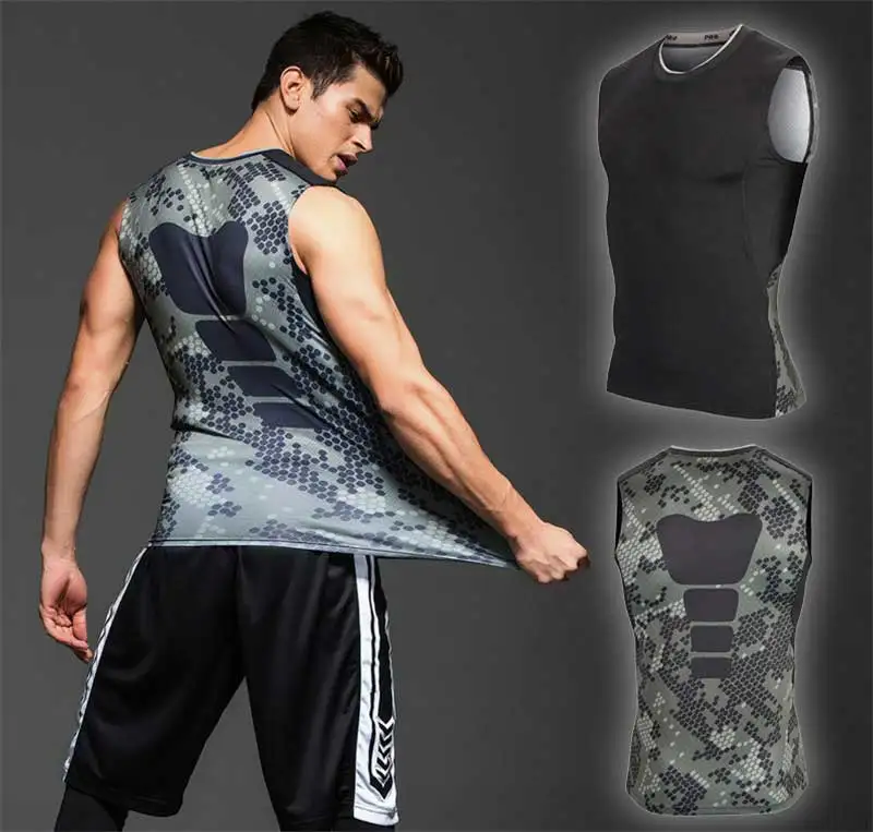 2018 Men Workout GYM Fitness Tops Long Tee Sport Running Train Quick Dry Compression Exercise Muslce Bodybuilding T Shirt UX65 | Спорт и
