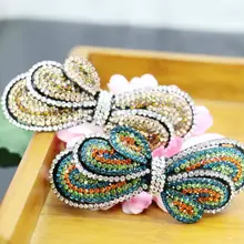 17*73 мм тренд корейский стиль лук бабочка диадема для невесты ленты на волосы ленты для волос головной убор аксессуары для волос