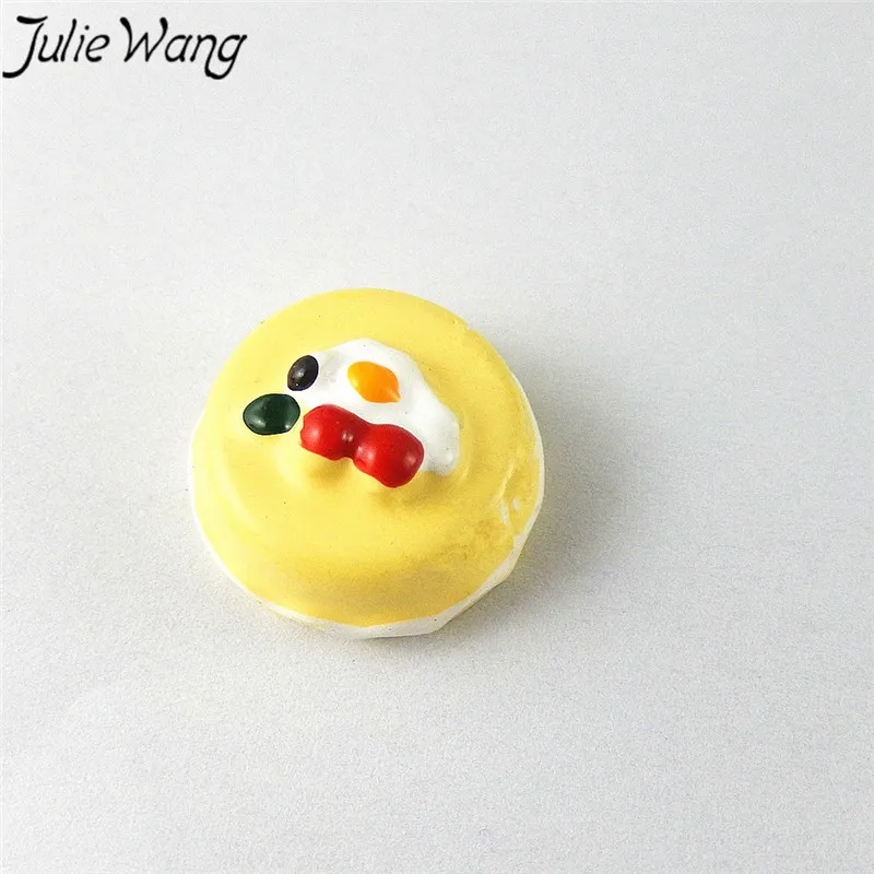 Julie Wang 10 дюймов имитация смолы пищевая серия яйцо в виде манго желтое пирожное