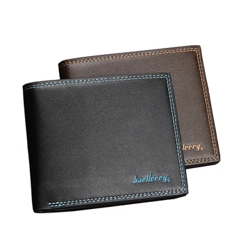 

Hot Sale Fashion Men Wallets Cross Vertical Quality Patent leather Black Coffee Business Card Holder Purse Wallet Free Shipping