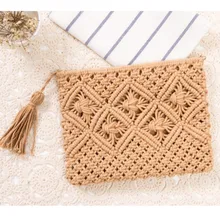 Women Straw Bag Summer Beach Woven Bag Shoulder Bag Tote Shoulder Handbag Casual Crisscross Hollow Handbags Bags For Women 2019