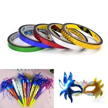 5 шт. художественные гимнастические украшения голографические ленты RG призматические блестящие ленты Gimnasia Ritmica художественные обручи