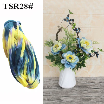 

2pcs/lot Tensile Mesh Flowers Materials Nylon Silk Stocking Flower For DIY Handmade Gift Accessory
