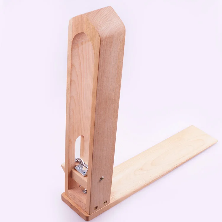 Manual Sewing Wood Clamp Tool DIY Leather Hand Sewn Clip Goods Stitches Tools Fixed Frame