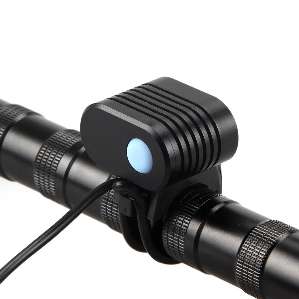5000лм 2x XML T6 светодиодный передний велосипедный светильник, фонарь для велосипеда, черный+ аккумулятор 6400 мАч+ зарядное устройство переменного тока
