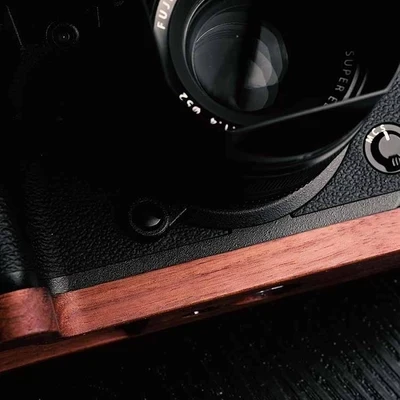 Woodiness зерна l образный вертикальный Тип кронштейн штатив Quick Release Plate база ручка