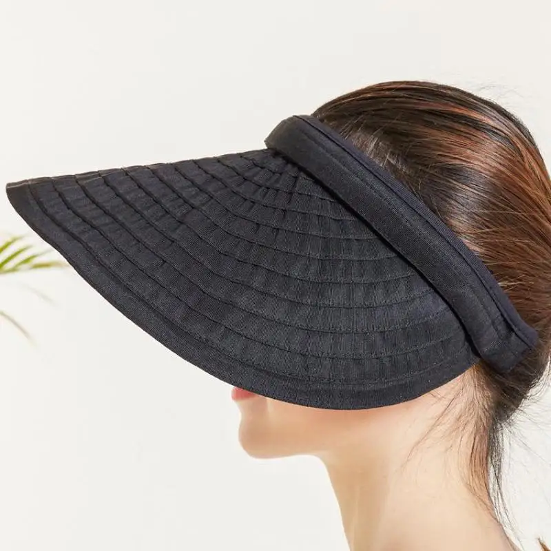 COKK قبعات صيفية للنساء كبيرة واسعة بريم الخالي الأعلى قبعة سيدات الشمس قناع قبعة الشمس شاطئ كاب في الهواء الطلق الدراجات المحمولة جديد