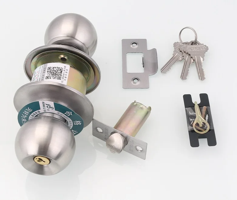 

Ball Style Door Lock Knob Privacy Bed and Bath Lockset (Door Thickness 35-50mm)