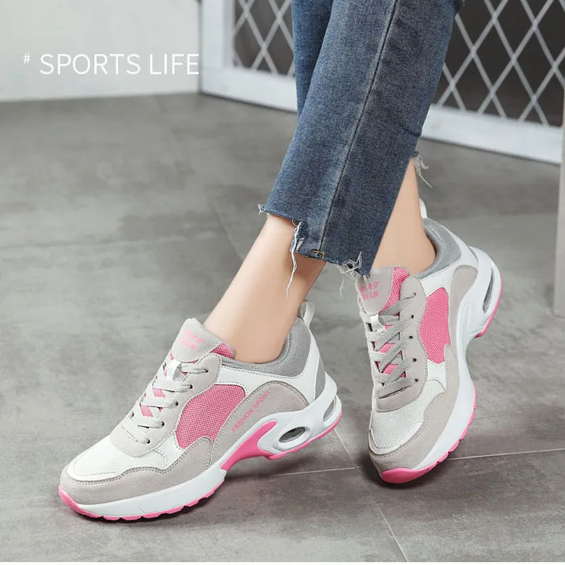 Women Spring Fashion Casual Shoes Breathable Damping Female Comefortable Women's Vulcanize Shoes Ladies Walking Sneakers Women's Shoes