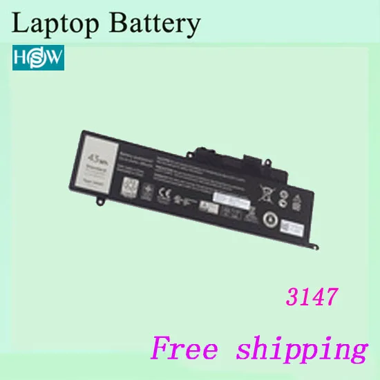 Бесплатная доставка 100% Новый GK5KY Аккумулятор для ноутбука DELL INS 11 3148 11-3147 13 7000 1 V 43WH