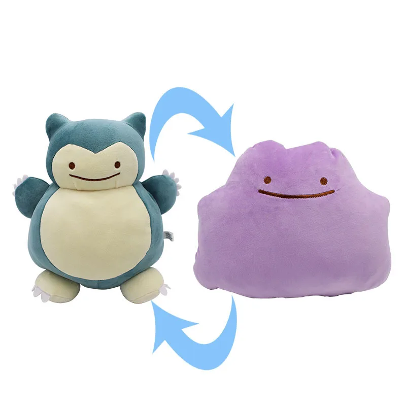 30 см Ditto Metamon Snorlax подушка японская плюшевая кукла фигурки игрушки рождественский