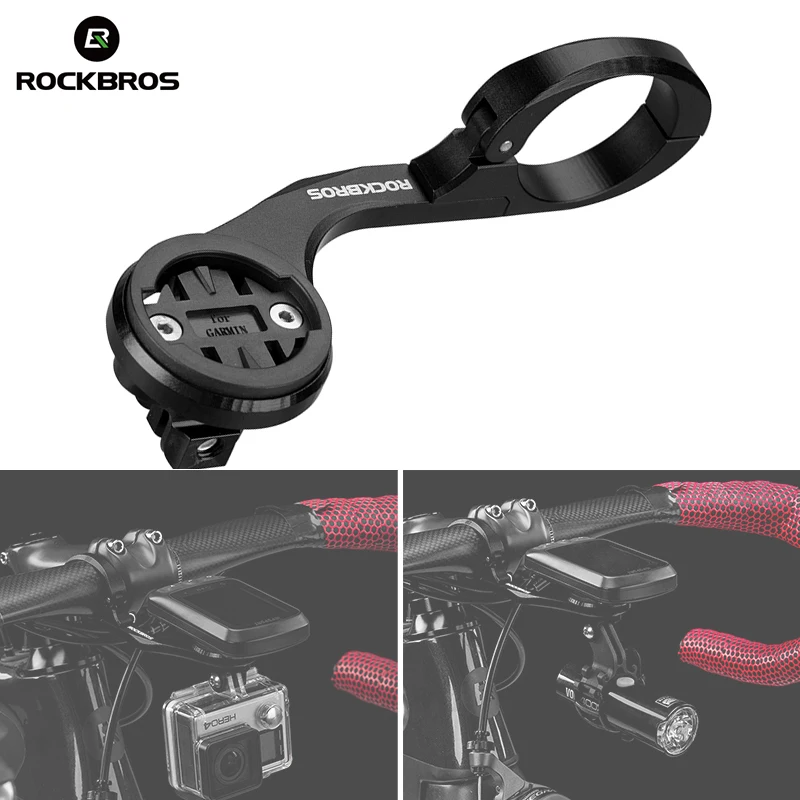 ROCKBROS велокомпьютеры Легкое крепление Gopro Combo горный велосипед руль Спорт Экшн камера передний держатель для iGPSPORT Byrton