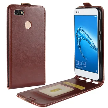 

Brand gligle R64 pattern up and down open leather cover case for Huawei Enjoy 7 / Y6 Pro 2017 case protective shell bags