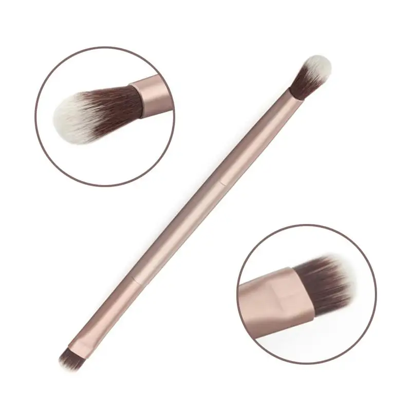 1pcs Makeup Brush Premium Double Ended Foundation Eyebrow ...