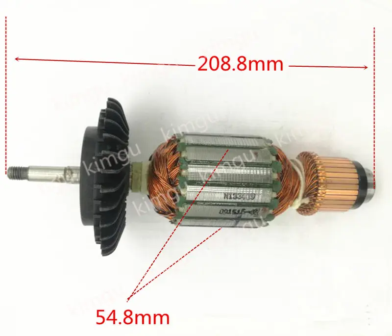 전기자 220-230V 로터 N203631 교체, Dewalt DWE4559 DWE4557 D..