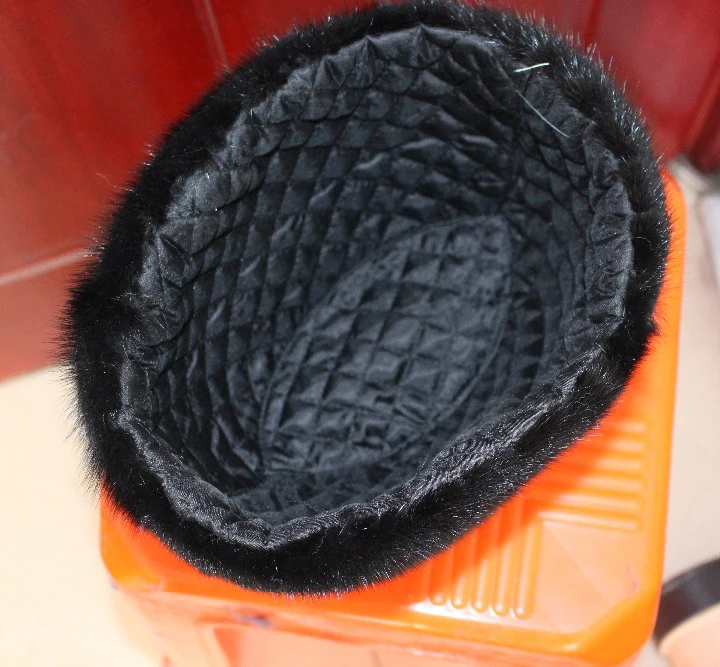 Linhaoshengyue реального норки меховая шапка мужской джентльмен тепло зимой