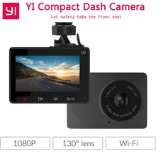 Xiaomi YI Compatto del Precipitare Della Macchina Fotografica del Cruscotto Della Macchina Fotografica 1080 P Full HD 30fps Registrazione di Notte Wi-Fi 130 ”2.7 Pollici schermo LCD Auto Dvr