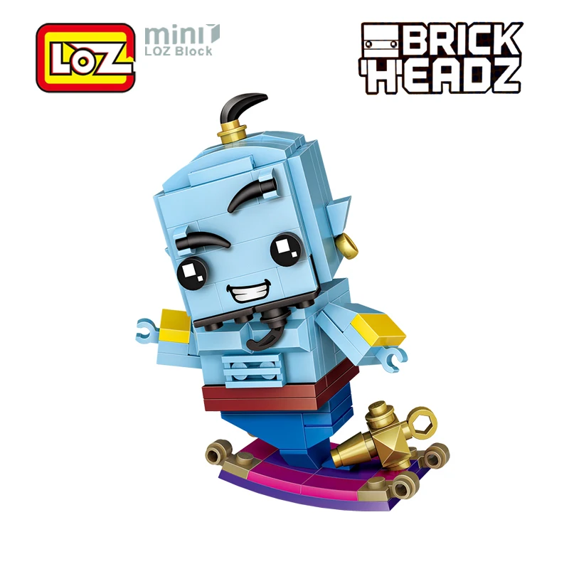 

LOZ Aladdin Lamp Genie Toys Model Mini Building Blocks 125Pcs Brick Head Action Figure For Age 6+ Offical Authorized 1447