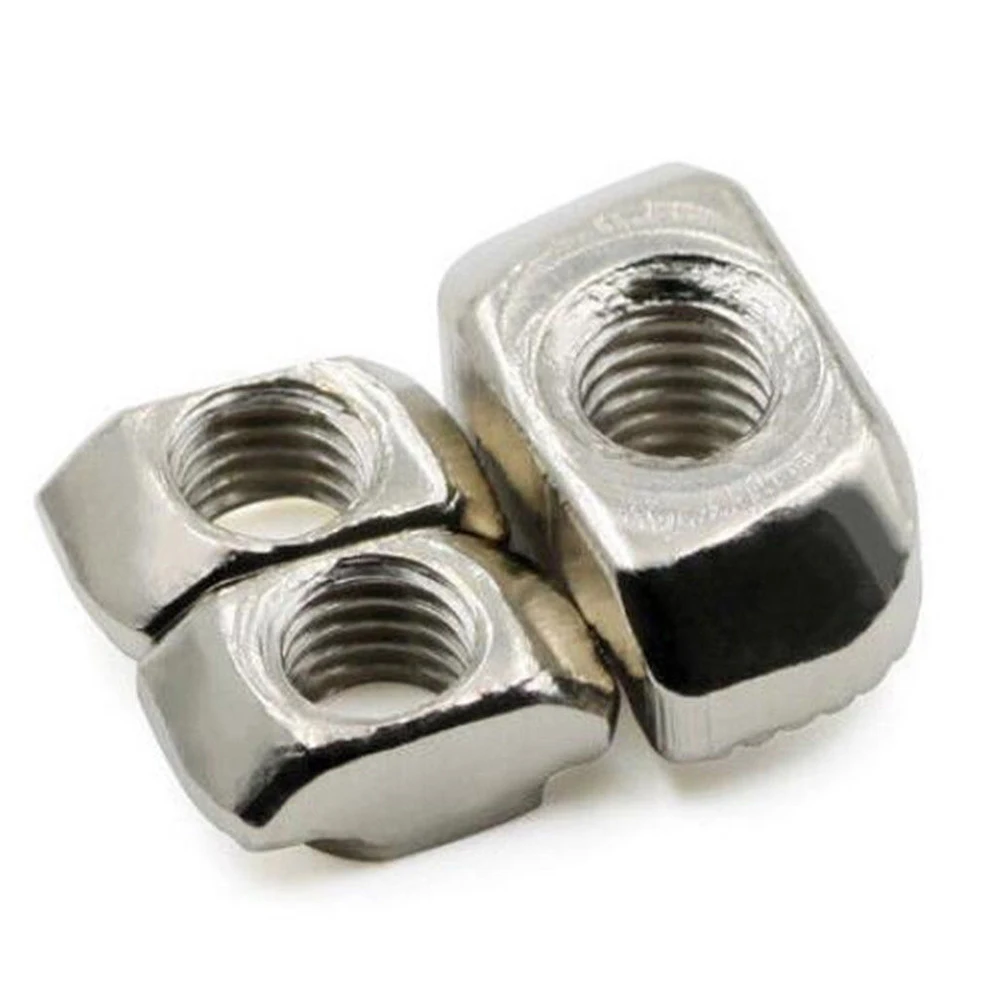 

20pcs/set M3 M4 M5 T-nuts For 3D Printer Sliding T-Slot Block Connector Interior Extrusion Aluminium Profile Industrial Fasten
