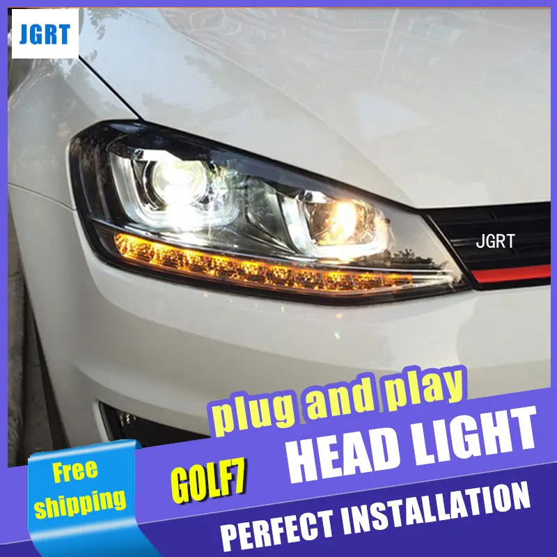 Car Styling for VW Golf7 Headlight assembly Golf 7 MK7 LED Headlight