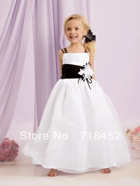 New 40 Flower Girl Dress Patterns White Organza Black Sashes Beauteous Flower Girl Dress Patterns New 40 Flower Girl Dress Patterns White Organza Black Sashes Beauteous Flower Girl Dress Patterns