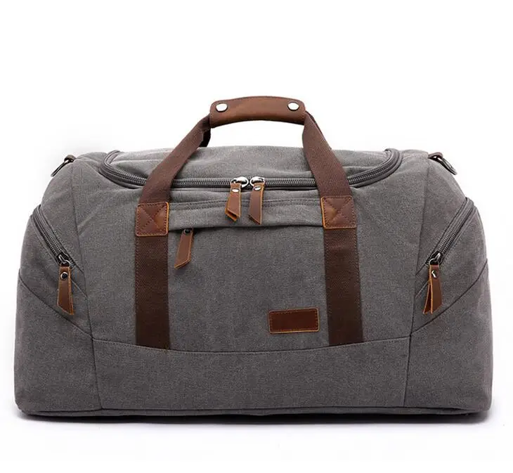 Canvas Travel Bag Large Capacity Men Hand Luggage Travel Duffle Bags