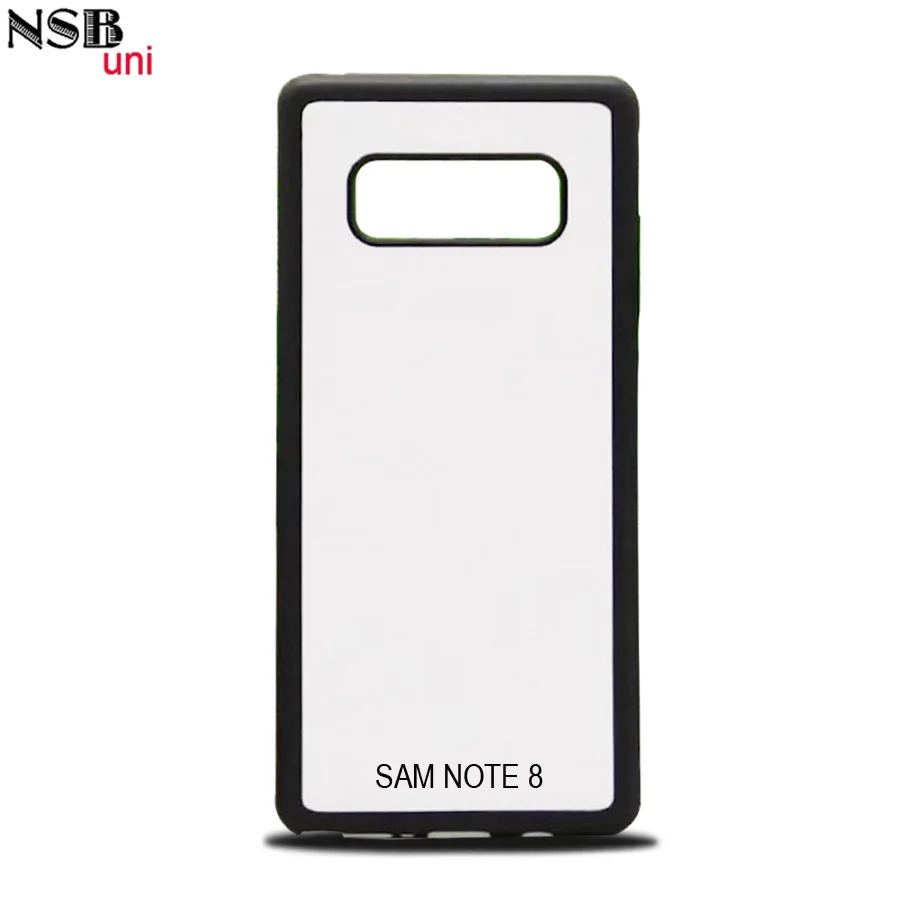 

For SAM NOTE 8 TPU Rubber 2D sublimation DIY Heat Transfer Cover Black White Clear Colours Brand NSBuni