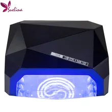 With Retail(original) box !36W LED CCFL Nail Dryer Light Dimond Shape UV Gel Curing Lamps Popular Drying Polish Tools Diamant