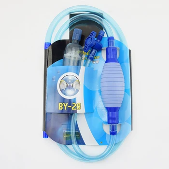 

Portable Aquarium Fish Tank Brushes Floating Clean Glass Window Algae Scraper Cleaner Kit Priming Bulb Plastic Accessories Tools