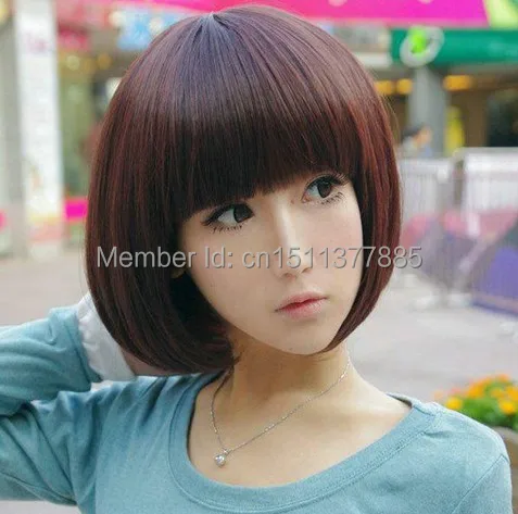 Japanese Cute Girl With Short Hair Ball Head Series Fashion