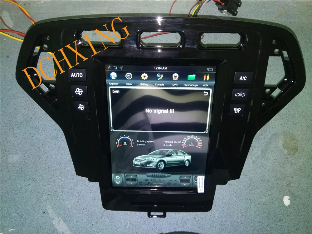 10,4 ''Tesla стиль Android 8,1 автомобильный DVD gps плеер для Ford Mondeo fusion 2007 2008 2009 2010 2011 2012 2013 PX6 CARPLAY