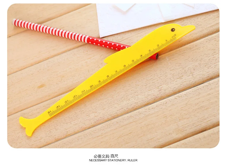 15 см милые с мультяшными животными пластиковая линейка измерительная прямая Линейка Инструмент рекламный подарок канцелярские