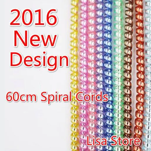 10pcs TPU Pure Color Spring Protective Sleeve Mobile