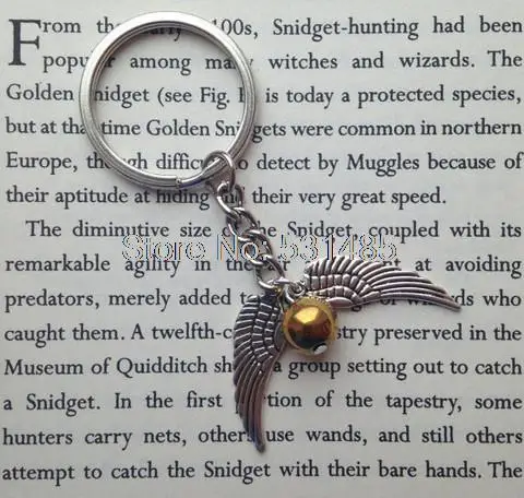 

12pcs HP golden snitch keyrings key chian
