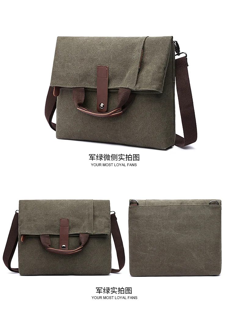 YasooMade YS-C041 Messenger Shoulder Green Bag