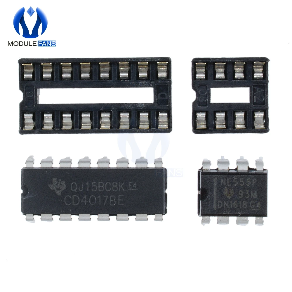 Набор для обучения NE555 + CD4017 светодиодный модуль с мигающими лампами Arduino