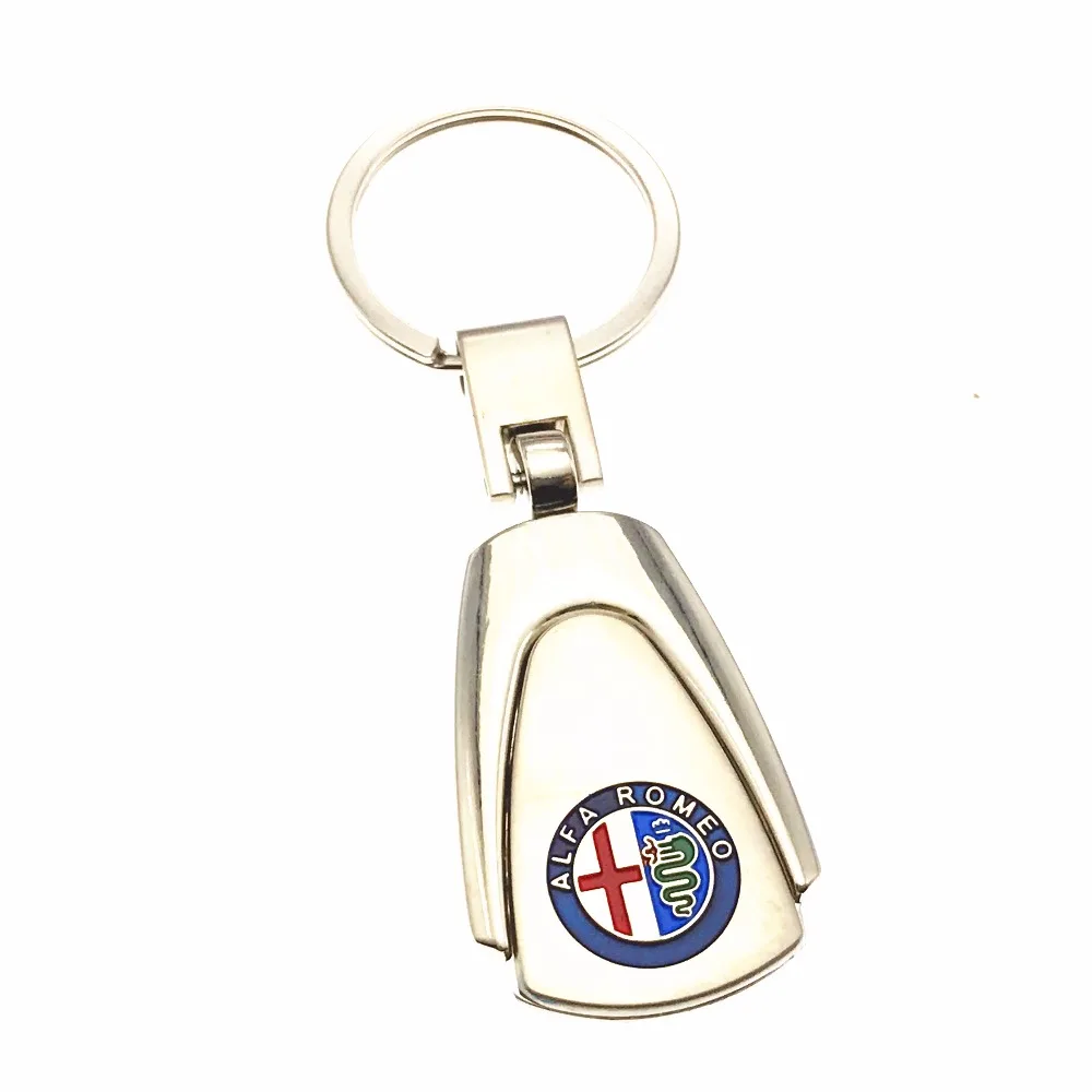 Car Styling 3D Metal Car Logo Key Chain Car Keychain Key Ring