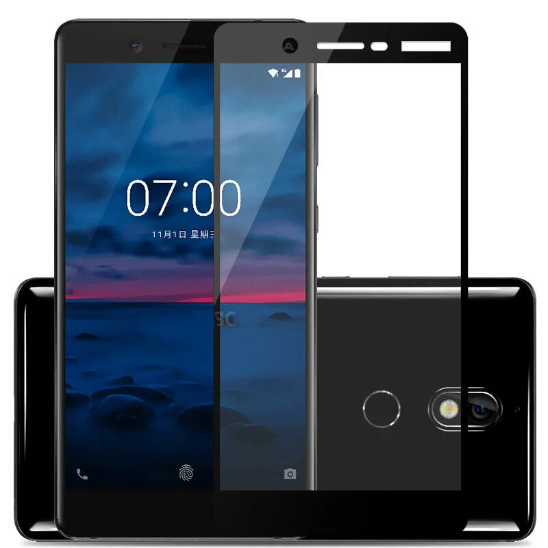 ABDO закаленное стекло 2.5D 9h пленка для Nokia 3 5 6 7 8 2 1 плюс защита телефона полное