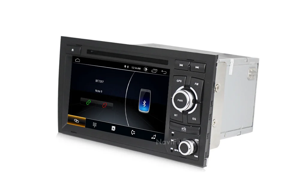 Excellent Free shipping!Navifly android8.1 Quad Core Car DVD Player GPS Navi for Audi A4 S4 RS4 2002-2008 with 4g wifi BT RDS FM 17