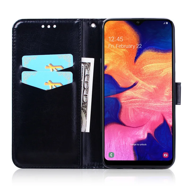 silicone cover with s pen Luxury Flip leather case For Samsung A10 Case back phone case For Samsung Galaxy A10 A 10 SM-A105F A105 A105F Cover samsung silicone case