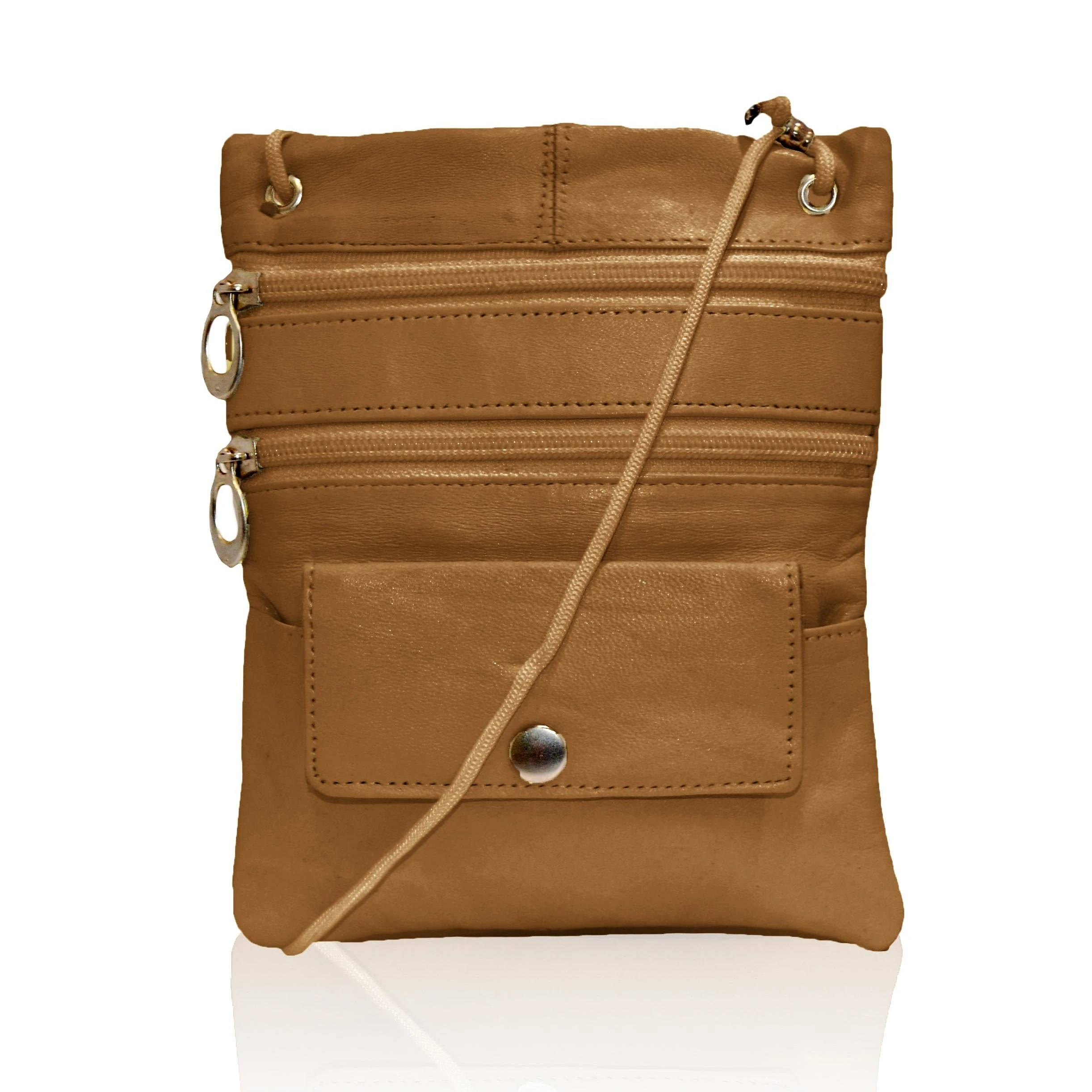 Handcrafted Leather Crossbody Purse Bag (3)