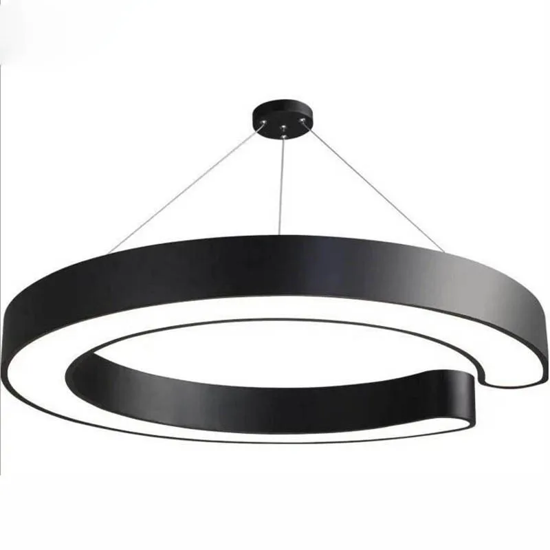 

C-shaped personality office lamp led creative leisure Internet cafe restaurant chandelier simple modern bar gym lamps led light