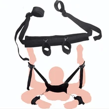 Adjustable Erotic Restraint Strap Sex Assist Bondage Fetish Bedding Restraint Handcuffs Flirting Adult Games Sex Toy For Couples