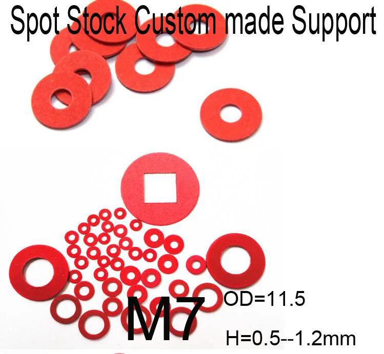 1000pcs-lot-M7-11-5-Red-or-White-Insulation-Washer-Gasket-Red ...