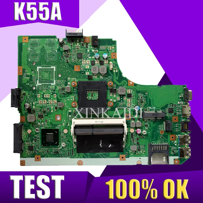 Материнская плата XinKaidi K55A для ноутбука ASUS A55V K55VD K55V K55 протестированная